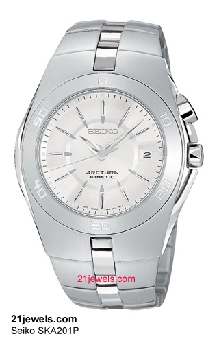 Seiko SKA201P kinetic watch
